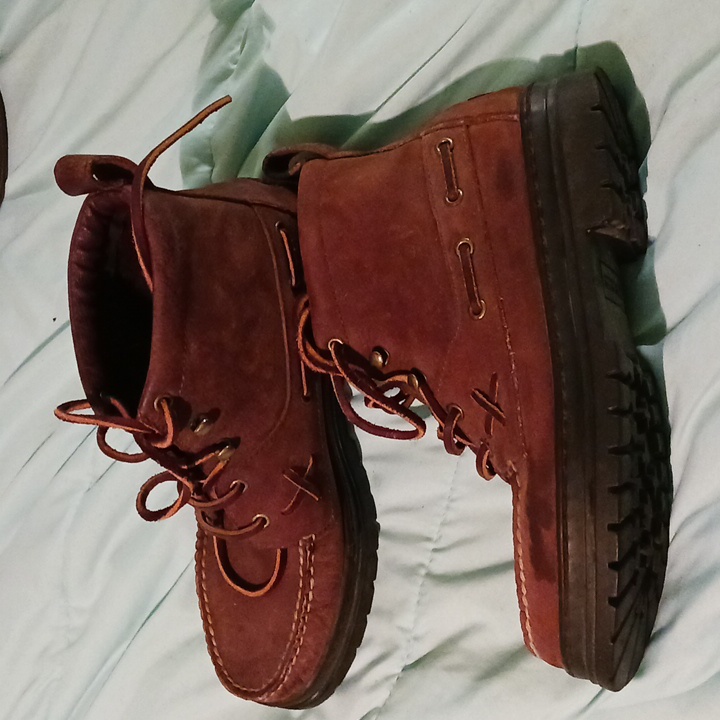 Ralph Lauren Polo Sport Vintage Women's Leather Hiking Boots 90's/00's Size 81/2